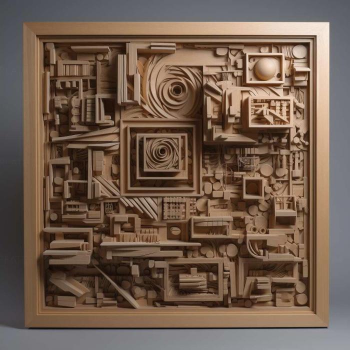 نموذج ثلاثي الأبعاد لآلة CNC 3D Art 